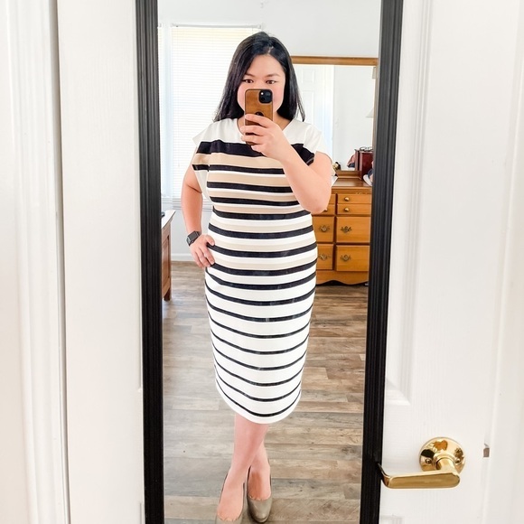 Dresses & Skirts - 𝅺cato semi formal striped dress